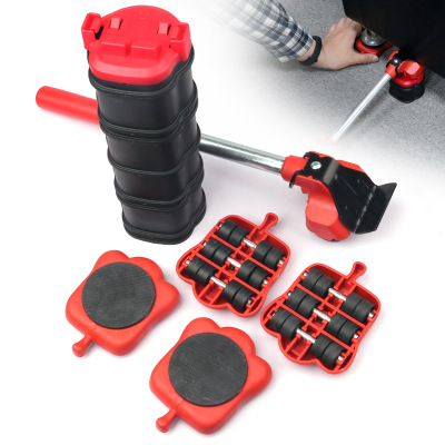 8-Piece Set in Stock New Plastic House Moving Vehicle Heavy Moving Device Movable Portable Moving Tool