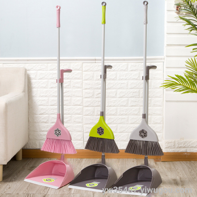 S42-5007 AIRSUN Broom Household Sweeping Broom Soft Wool Plastic Broom Dustpan Broom Dustpan Set Combination