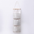 New Creative Cotton and Linen Waterproof Hanging Storage Bag Three-Layer Compartment Plaid Fabric Art Hanging Buggy Bag