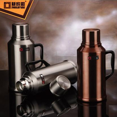 Wholesale New Home Stainless Steel Kettle Thermos Bottle Thermos Bottle Glass Liner 5 Pounds Household Large Capacity Insulation Pot Thermos Bottle 1022