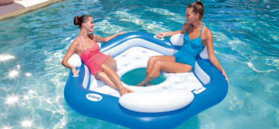 Bestway43111 Oversized Family Adult Water Floating Bed Inflatable Sofa Recliner Float