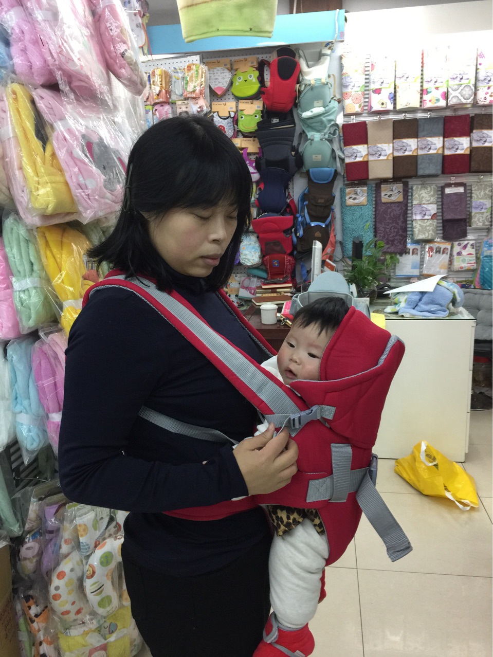 婴幼儿双肩背带含腰带外贸baby carrier 5001