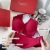 Year of Birth Red New Year Bra Set Female Ubras Seamless Wireless Push up Mid-Waist Cotton Underwear Underwear