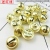 Round Golden Bell DIY Ornament Accessories Christmas Tree Decoration New Year's Day Bell Small Pendant Bracelet Anklet