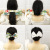 French Print Bun Hair Curler Stewardess Hair Band Amazon Cross-Border European and American Fast Lounger Hair Device R214