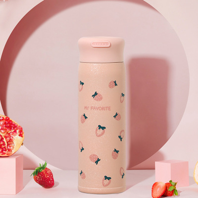 2020 Platinum Factory Direct Sales Wholesale Price New Ice Paint Strawberry Hot Series Vacuum Cup