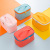 Korean Style Pu Portable Cosmetic Bag Ins Style Portable Travel Skincare Women's Cute Toiletry Bag Cosmetic Storage Bag