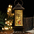 Creative Glitter Ornaments Bronze Wind Lamp Light With Snowm