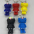 New Mini Basketball Shoes Koth Xiaoni Bear Keychain Little Creative Gifts Cartoon AJ Shoes Silica Gel Key Chain