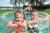 Bestway 51048 Three-Ring Pool Children's Paddling Pool Swimming Pool