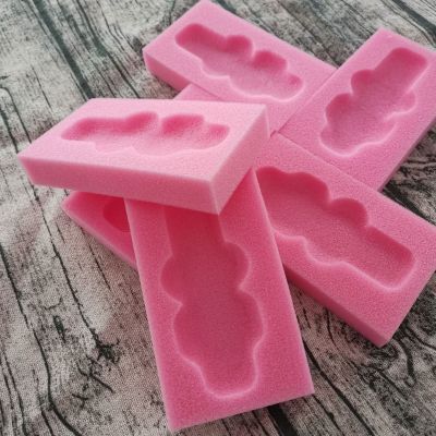 Packaging Sponge Electronic Sponge Liner Pink Sponge Integrated Molding Inner Support Wire Cutting Special-Shaped Sponge