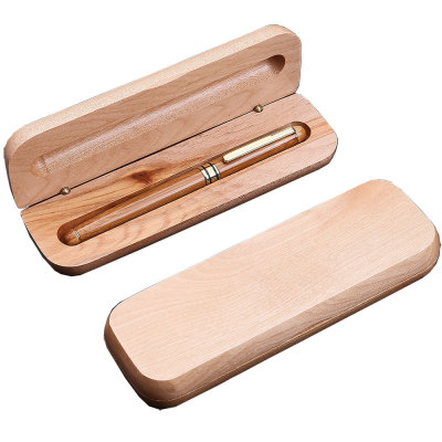 Bamboo Pen Set Wooden Pen Box Gift Practical School Company Presents Bamboo Pen Laser Engraving Logo