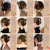 Metal Barrettes Women's Korean-Style Large Back Head Updo Hair Claw Pearl Rhinestone Internet Celebrity Shark Clip Headdress Hair Clip New