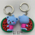 New Cartoon Fruit Doll Monkey Rabbit Bear Keychain Cute Small Gift Car Bag Keychain