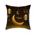 Amazon Cross-Border Pillow Cover Golden Moon Peach Skin Fabric Ethnic Print Throw Pillowcase Home Bedroom Cushion Cover