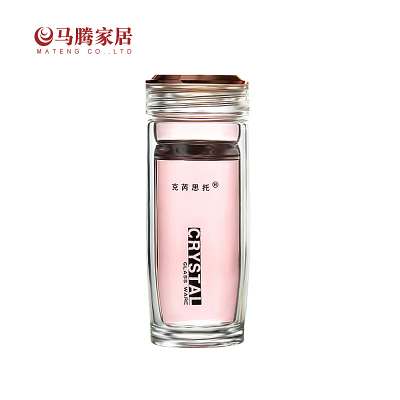 High-Grade Heat-Resistant Glass Double-Layer Insulated Glass Crystal Glasses Business Cup Water Cup