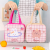 New Square Cartoon Large Capacity Insulated Bag Portable Lunch Bag Large Capacity Heat and Cold Insulation Lunch Bag