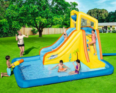 Bestway 53349 Water Slide Amusement Park Entertainment Water Spray Pool Inflatable Pool