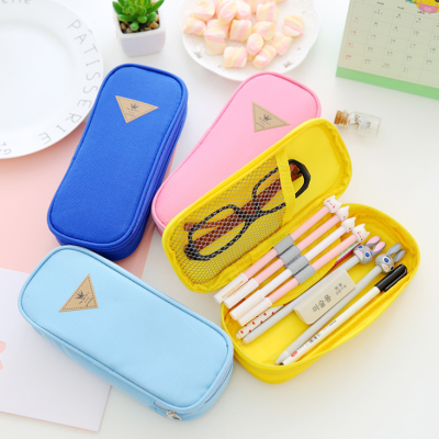 New Stationery Case Simple Large Capacity Fashion Stationery Storage Bag Multifunctional Pencil Case Pencil Box