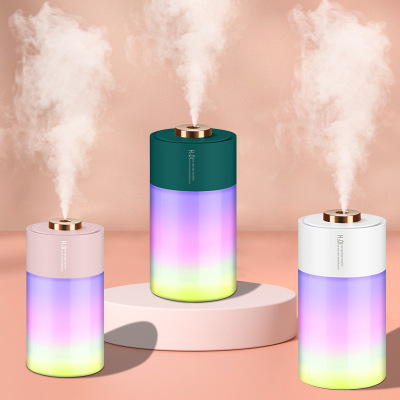 2022 New Aromatherapy Colorful Humidifier USB Car Mini Hydrating Atomizer Desktop Office Humidifier