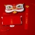 Spot Douyin Online Influencer Folding Card Position Red Envelope Wholesale 2022 Tiger Year Spring Festival Red Pocket for Lucky Money Creative Gilding