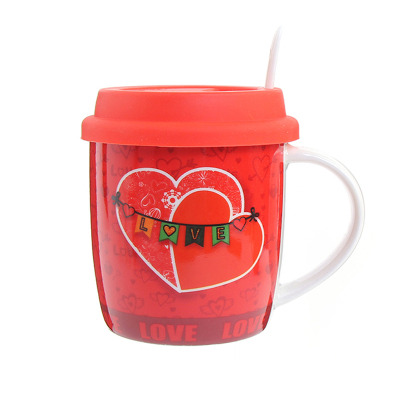 Valentine's Mug Customized Logo Ceramic Coffee Cup