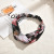 Korean Style Fresh Cross Girl Hair Band Chiffon Floral Elastic Headband Star Same Style Bangs Headband Wholesale