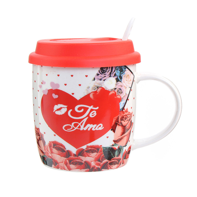 Valentine Mug Ceramic Water Cup Custom Logo 