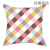 Nordic Simple Color Geometric Plaid Short Velvet Pillow Cover Wholesale Striped Geling Bolster Home Sofa Cushion Cover