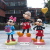 Outdoor Decoration Mickey Mouse Mickey Fiberglass Sculpture