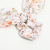 2021 Super Fairy New Fabric Ribbon Fresh Floral Pleated Print Girl Ponytail Bun Large Intestine Hair Ring