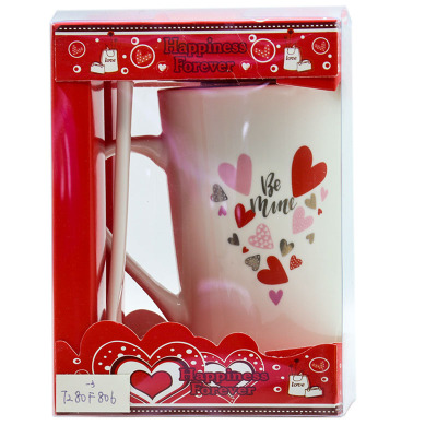 valentine mug Ceramic coffee milk cup gift set