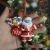 Santa Claus Backpack Gift Decorations Pendent Ornaments Resin Ornament Design Christmas Tree Design
