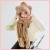 Winter Neck Warmer Hat Gloves Three-Piece Set Imitation Rabbit Fur Material Fur Scarf Wholesale Can Be Sent on Behalf