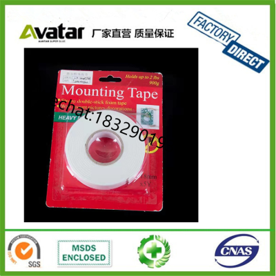 Factory Sale Strong Double-Sided Foam Tape Wall-Mount Mounting Adhesive Foam Tape
