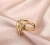 Factory Direct Sales Mori Temperament Leaves Zircon Index Finger Ring Korean Internet Celebrity Girls Fashion Personalized Niche Design