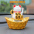 Japanese Ingot Solar Waving Paws Fortune Cat Wholesale Home Fortune Waving Cat Car Decoration New Year Gift