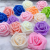 Artificial PE Foam Rose Perianth Best-Selling Foreign Trade Product Wedding Christmas Cartoon Flower Dried Flower Material Flower Head