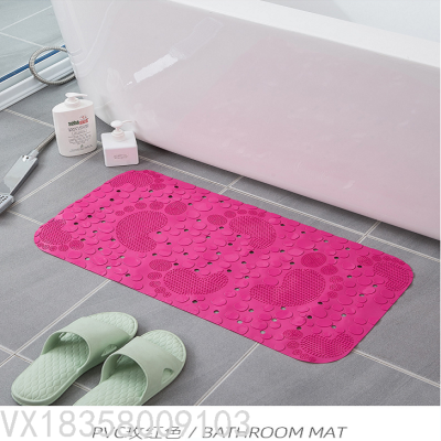 New Bathroom Non-Slip Mat Bathroom Bath Mat Shower Room Floor Mat Bathtub Mat Water Insulation Mat Rectangular Stone Feet