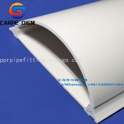 Supply PVC Trunking PVC Conduit through Trunking Electrician Tube PVC Pipe Fittings Export