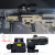 Tactical 558 High Quality Red Dot Laser Holographic Sight Magnifier for picatinny or Weaver Rail G33