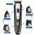 5-in-1 Multifunctional LCD Digital Display Professional Oil Head Push Electric Clipper Head Adjustable Change Set Nikai2555