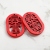Creative DIY Wooden Hollow Blessing Text Listing Red Auspicious Text Wood Piece Gift Pendant Factory Supplier