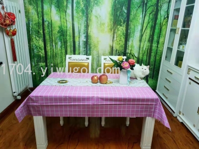 Factory Direct Sales New Tablecloth Small Fresh Rectangular Tablecloth Birthday Party Decorations Arrangement