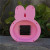 Cute Cartoon Rabbit Children's Little Alarm Clock Student Fashion Clock Creative Bedroom Personality Bed Head