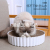 Plastic Cat Litter Pet Supplies Cat Scratching Basin round Scratching Board Replaceable Corrugated Paper Scratch-Resistant Cat Litter Wholesale