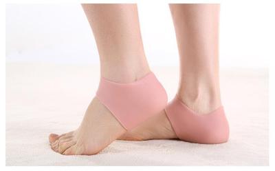  Men's and Women's Silicone Anti-Cracking Heel Cover Anti-Heel Pain Moisturizing Chapped Heel Protective Cover Insole
