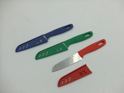 Fruit Knife Stainless Steel Knife Peeler Household Sharp Knife Handle Printing Knife