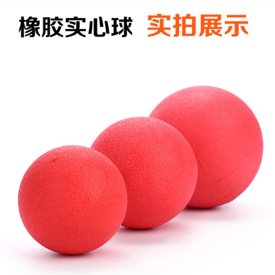 Wholesale Pet Toy TPR Bite-Resistant Rubber Ball Dog Molar Training Elastic Ball Rope Ball Dog Toy