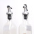 Love Journey Kitchen Seasoning Bottle Household Sealed Glass Oiler Salt Jar Seasoning Jar Spoon and Lid Integrated Seasoning Bottle